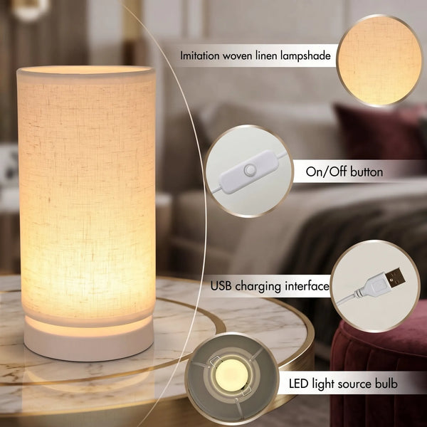 Nordic Retro USB Table Lamp
