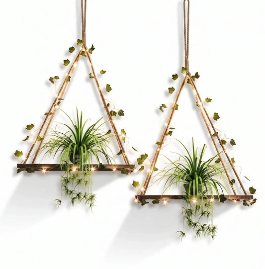 Urban Ivy LED Floating Wall Shelf