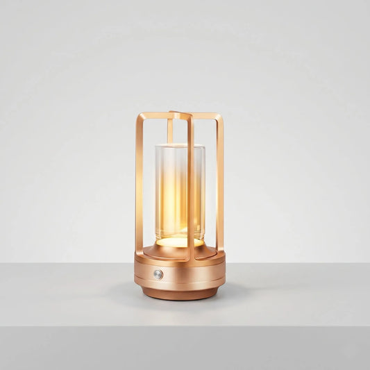 Vintage Lantern Cordless Table Lamp
