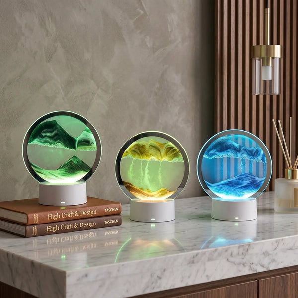 Quicksand Relax Hourglass Lamp