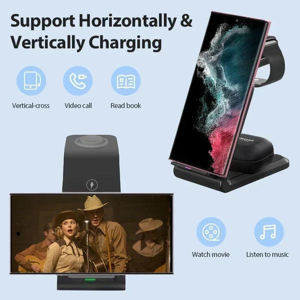 TriCharge Power Dock Charging Stand